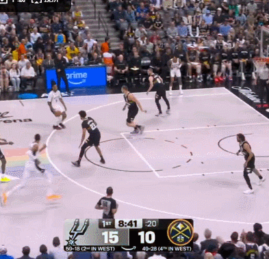 约基奇40+13助文班亚马34+18篮板掘金加时险胜马刺